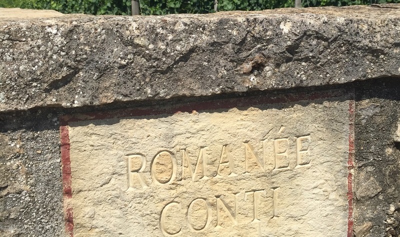 In the route des Grands Crus in Burgundy, Clos de la Romanée-Conti
